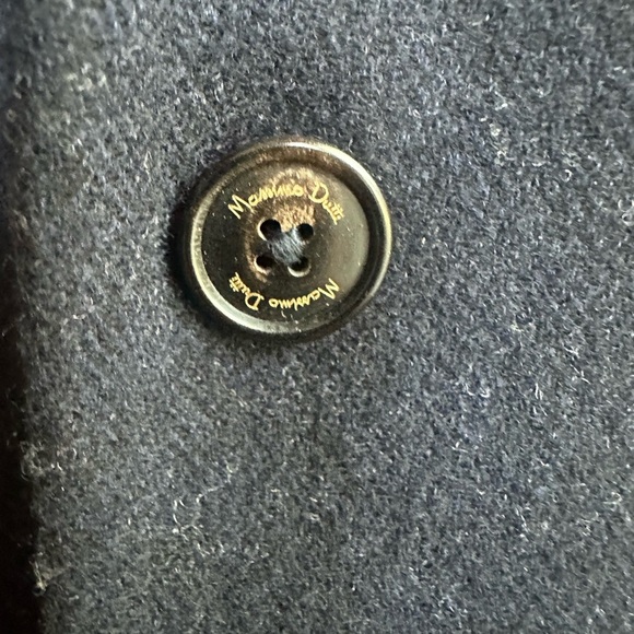Massimo Dutti Women’s Extra Fine Wool Two Button Navy Blazer Size 46/ US 10 - Picture 2 of 10